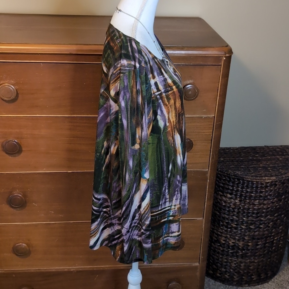 ATTITUDES Painted Tunic - Picture 8 of 13